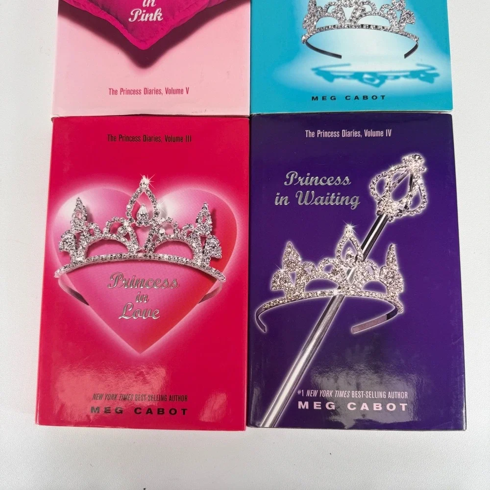 Lot of 4 Meg Cabot‎ The Princess Diaries Hardcover Books